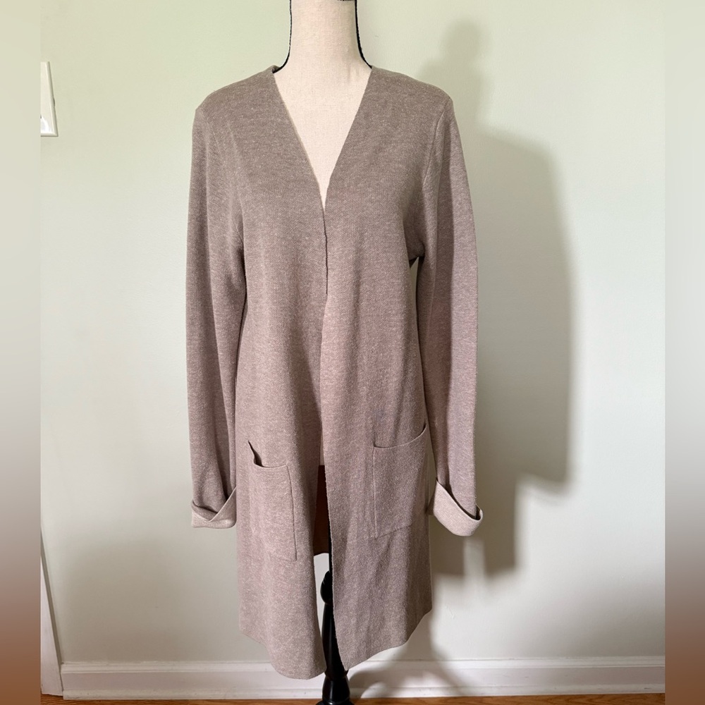 Apt. 9 Cream Long Cardigan Sweater